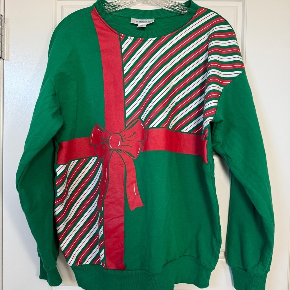 Motherhood Maternity Holiday Sweatshirt S 🎁